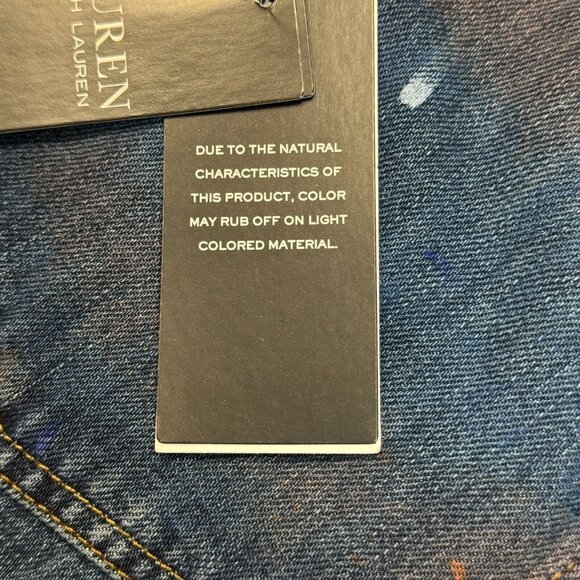 Lauren Ralph Lauren Womens Blue Denim Jeans High Rise Crop Atlas Wash 18W NWT - Picture 15 of 16